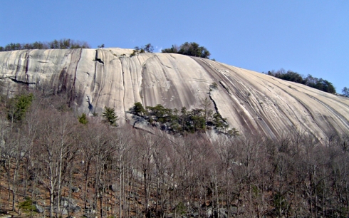 Stone Mountain from Below, near the historic site